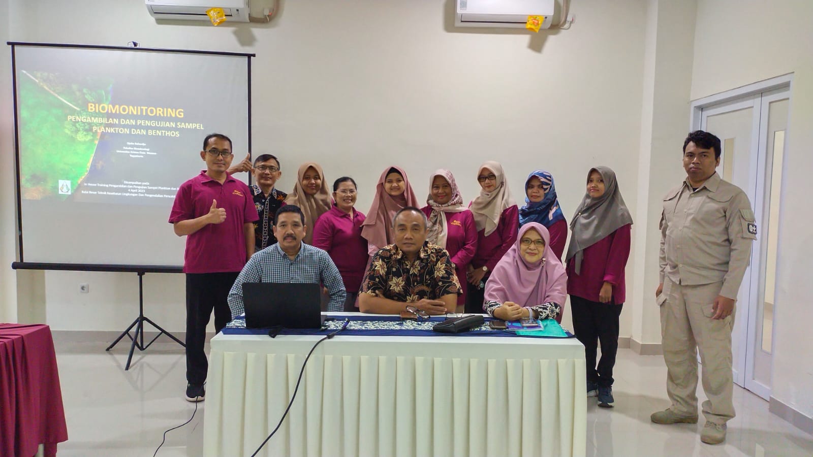 In House Training Pengambilan dan Pemeriksaan Plankton Benthos BBTKLPP Yogyakarta